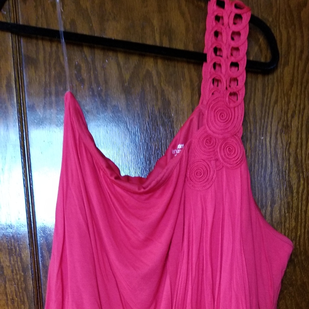 Lane Bryant one shoulder blouse